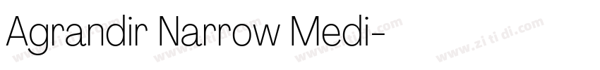 Agrandir Narrow Medi字体转换 Agrandir Narrow Medi字体转换